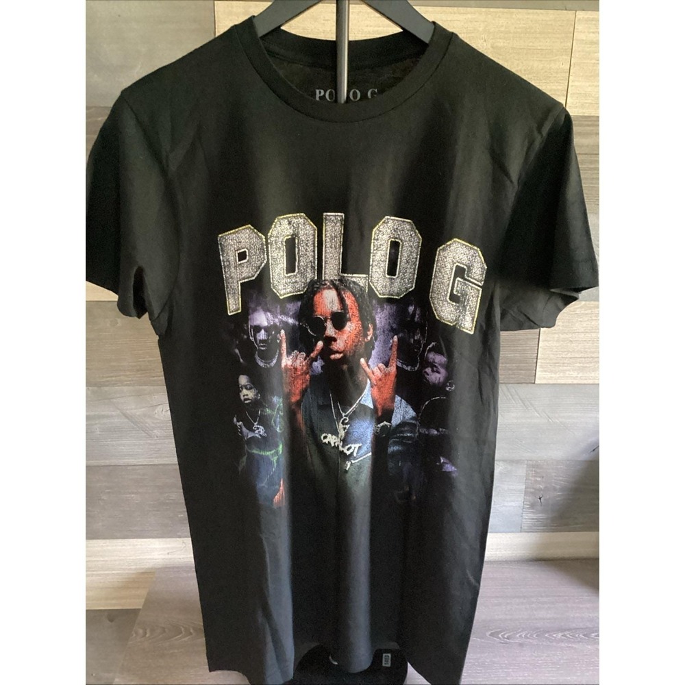 Polo G T Shirt Mens Size S Black Capalot Rap Hip Hop Tee